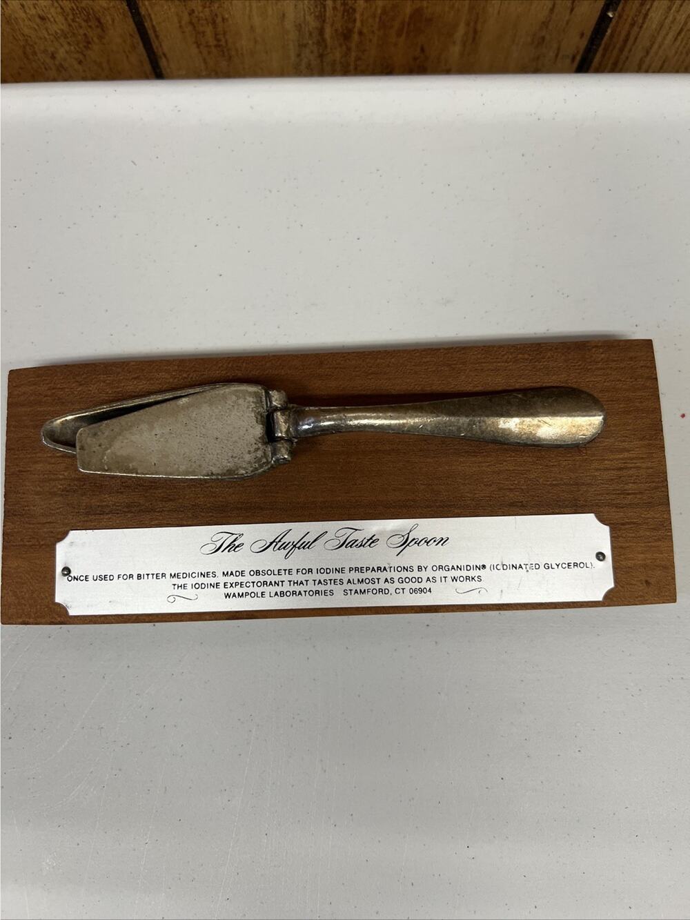 The Awful Taste Spoon Apothecary 1835 Wampole Laboratories By ORGANIDIN Spain